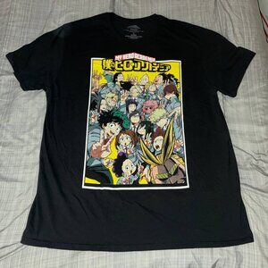 My Hero Academia Anime Manga Class Group Photo T Shirt - Size XL